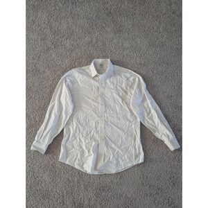 Brooks Brothers Shirt 346 Slim Fit Stripe Pattern Button Up Mens 16 4/5